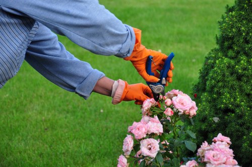 Manager logging a landscaper complaint with project notes